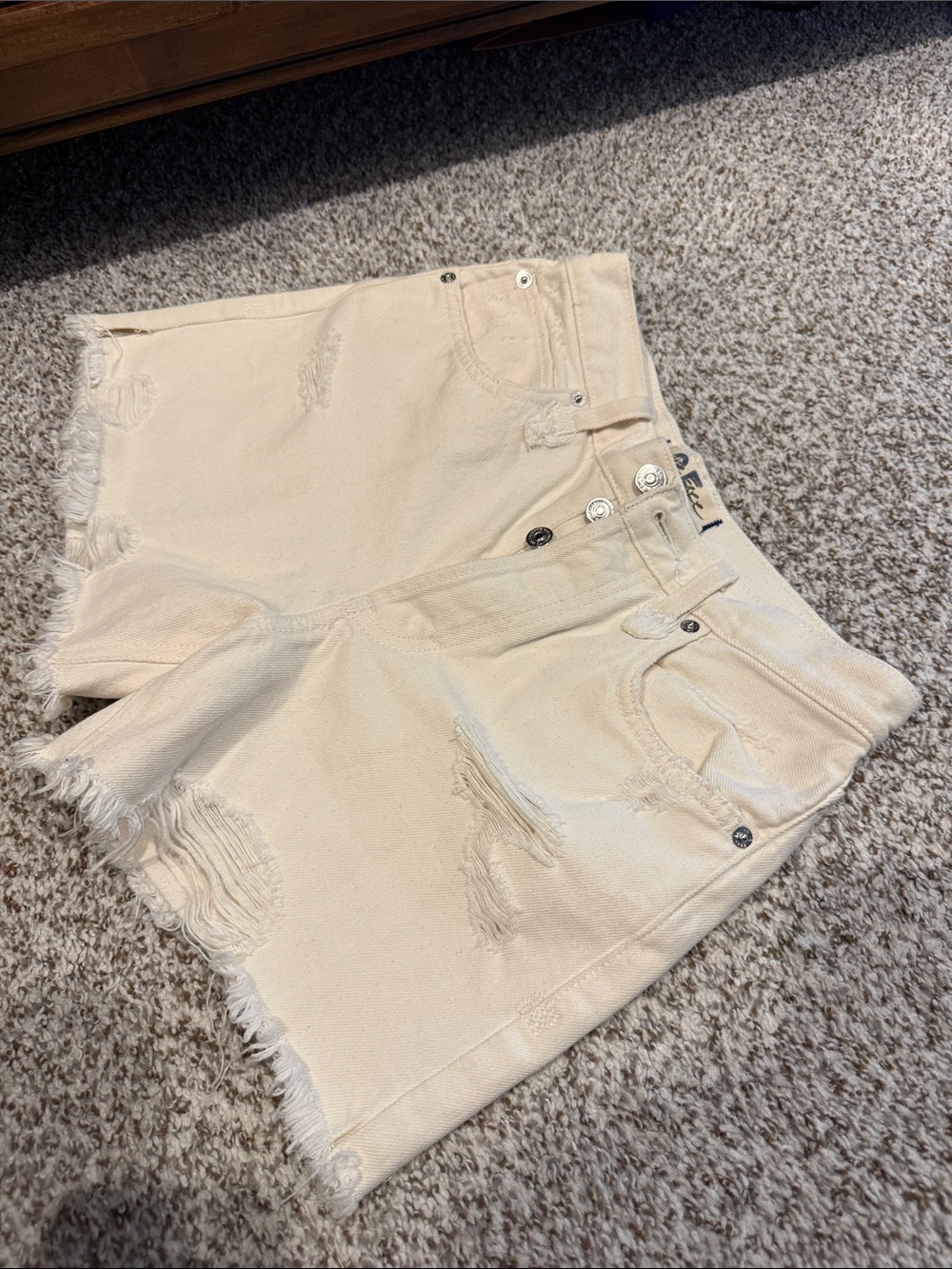 Free people denim shorts